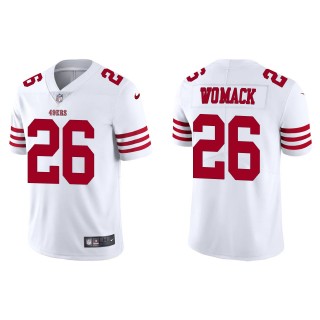 Men's 49ers Samuel Womack White Vapor Limited Jersey