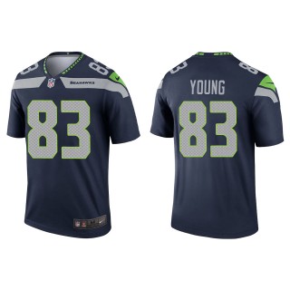 Men's Seahawks Dareke Young Navy Legend Jersey