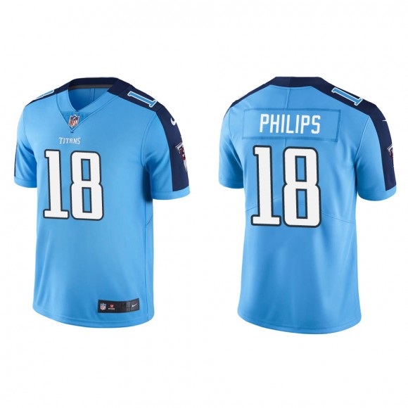 Men's Titans Kyle Philips Light Blue Vapor Limited Jersey