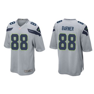 Seahawks A.J. Barner Gray Game Jersey