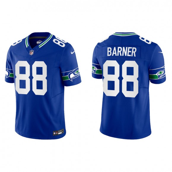 Seahawks A.J. Barner Royal Throwback F.U.S.E. Limited Jersey