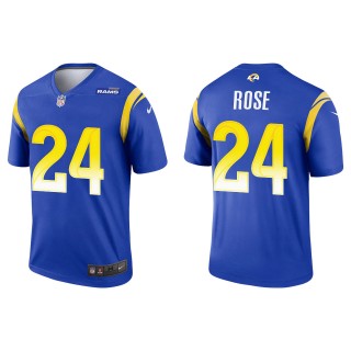 Men's Los Angeles Rams A.J. Rose Royal Legend Jersey
