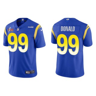 Super Bowl LVI Aaron Donald Rams Royal Vapor Limited Jersey