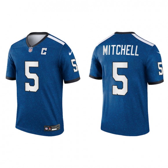Colts Adonai Mitchell Royal Indiana Nights Alternate Legend Jersey