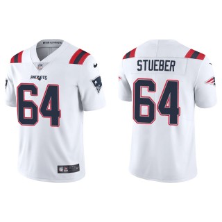 Men's New England Patriots Andrew Stueber White Vapor Limited Jersey