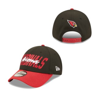 Arizona Cardinals Black Cardinal 2022 NFL Draft 9FORTY Adjustable Hat