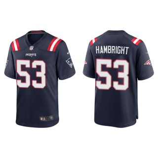 Men's Patriots Arlington Hambright Navy Game Jersey