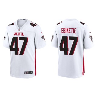 Men's Falcons Arnold Ebiketie White Game Jersey