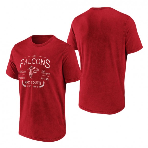 Men's Atlanta Falcons NFL x Darius Rucker Collection by Fanatics Red T-Shirt