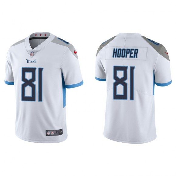 Men's Titans Austin Hooper White Vapor Limited Jersey