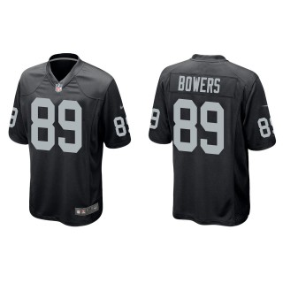 Raiders Brock Bowers Black Game Jersey
