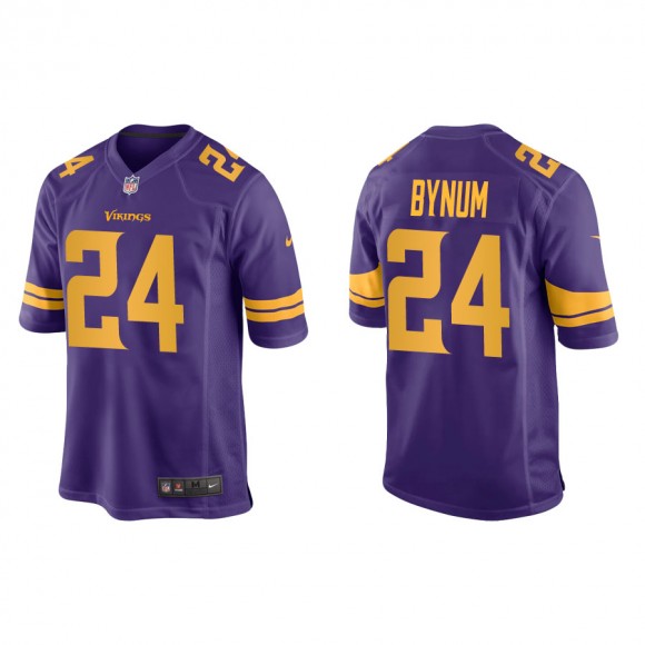 Men's Minnesota Vikings Bynum Purple Alternate Game Jersey