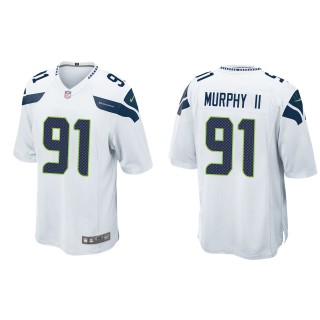 Seahawks Byron Murphy II White Game Jersey