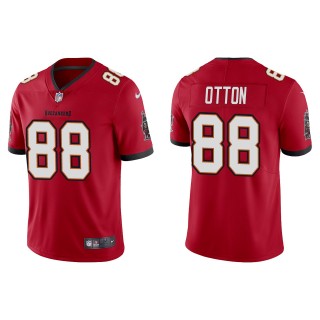 Men's Buccaneers Cade Otton Red 2022 NFL Draft Vapor Limited Jersey