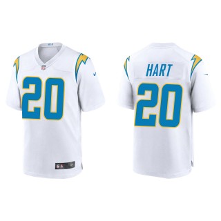 Chargers Cam Hart White Game Jersey