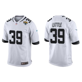 Jaguars Cam Little White Game Jersey