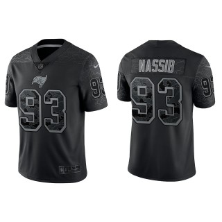 Men's Tampa Bay Buccaneers Carl Nassib Black Reflective Limited Jersey