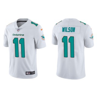 Men's Dolphins Cedrick Wilson White Vapor Limited Jersey