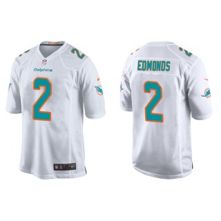 Men's Dolphins Chase Edmonds White Game Jersey