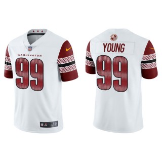 Chase Young Commanders Limited Home Men's White Jersey