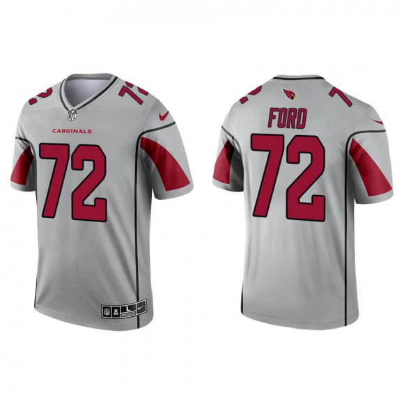 Men's Arizona Cardinals Cody Ford Silver Inverted Legend Jersey
