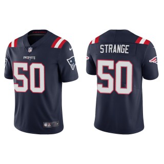 Men's Patriots Cole Strange Navy 2022 NFL Draft Vapor Limited Jersey