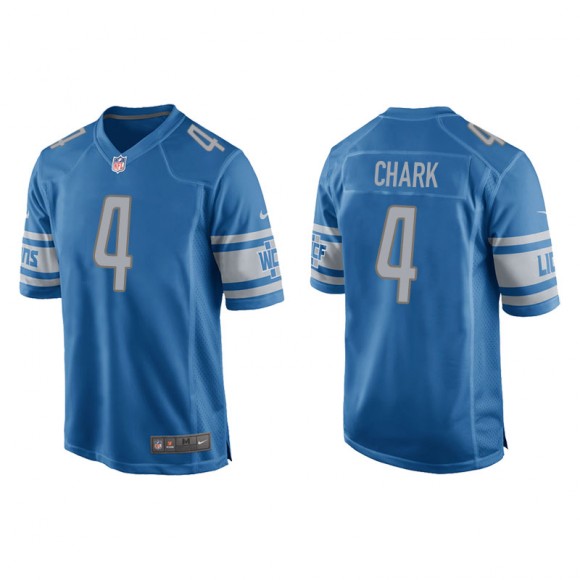 Men's Lions D.J. Chark Blue Game Jersey