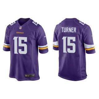 Vikings Dallas Turner Purple Game Jersey