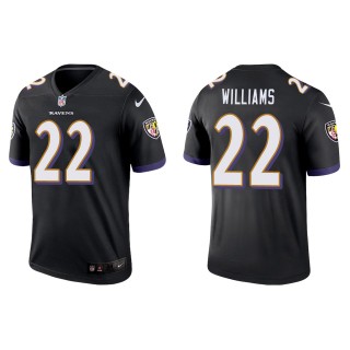 Men's Ravens Damarion Williams Black Legend Jersey