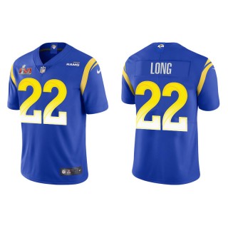 Super Bowl LVI David Long Rams Royal Vapor Limited Jersey