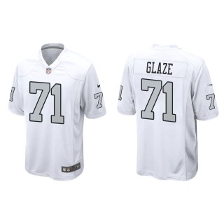 Raiders Delmar Glaze White Alternate Game Jersey