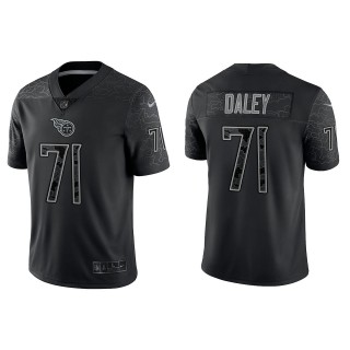 Men's Tennessee Titans Dennis Daley Black Reflective Limited Jersey