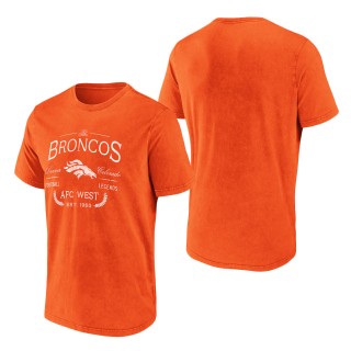 Men's Denver Broncos NFL x Darius Rucker Collection by Fanatics Orange T-Shirt