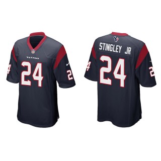 Men's Texans Derek Stingley Jr. Navy 2022 NFL Draft Game Jersey