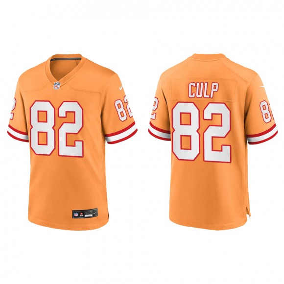 Buccaneers Devin Culp Orange Throwback Game Jersey