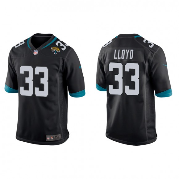 Men's Jaguars Devin Lloyd Black 2022 NFL Draft Game Jersey