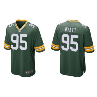 Men's Packers Devonte Wyatt Green 2022 NFL Draft Game Jersey