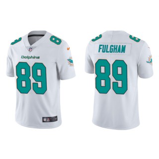 Travis Fulgham Jersey Dolphins White Vapor Limited