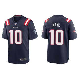 Patriots Drake Maye Navy Game Jersey