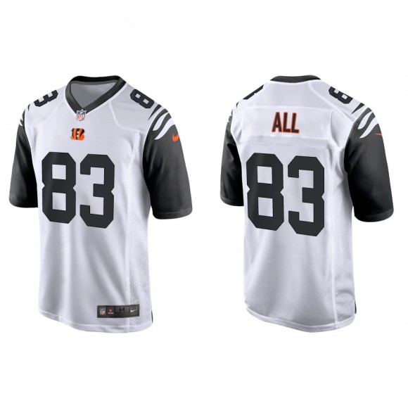 Bengals Erick All White Alternate Game Jersey