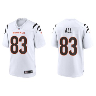 Bengals Erick All White Game Jersey