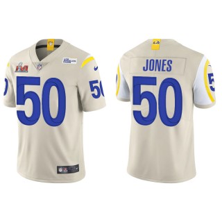 Super Bowl LVI Ernest Jones Rams Bone Vapor Limited Jersey
