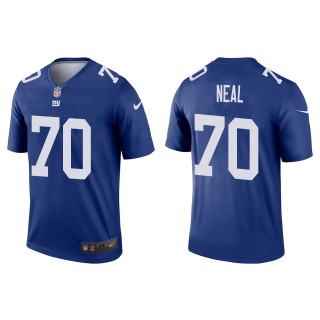 Men's Giants Evan Neal Royal 2022 NFL Draft Legend Jersey