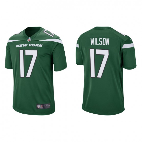 Men's Jets Garrett Wilson Green 2022 NFL Draft Game Jersey