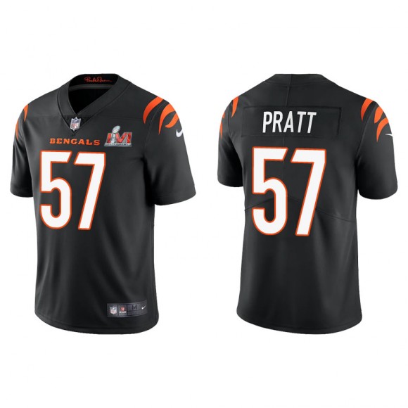 Super Bowl LVI Germaine Pratt Bengals Black Vapor Limited Jersey