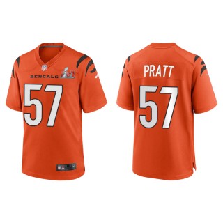 Super Bowl LVI Germaine Pratt Bengals Orange Game Jersey