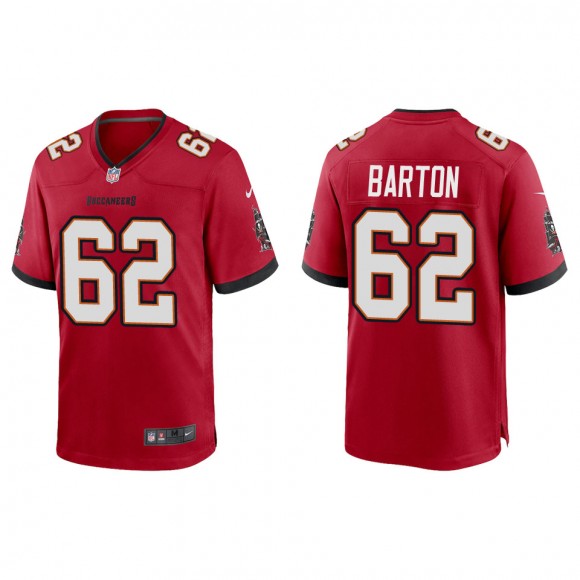 Buccaneers Graham Barton Red Game Jersey