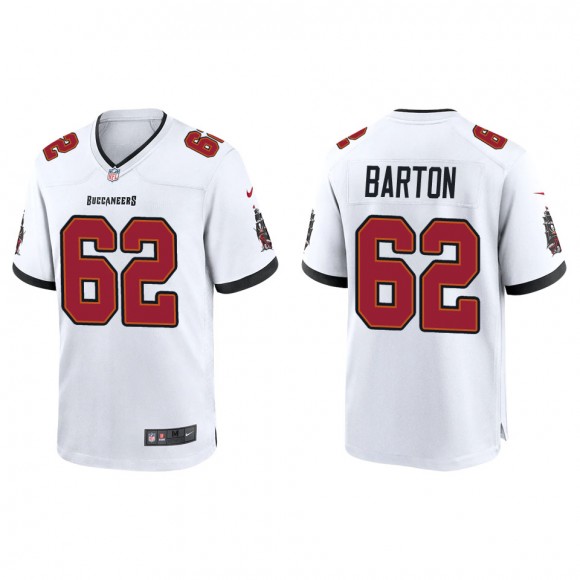 Buccaneers Graham Barton White Game Jersey