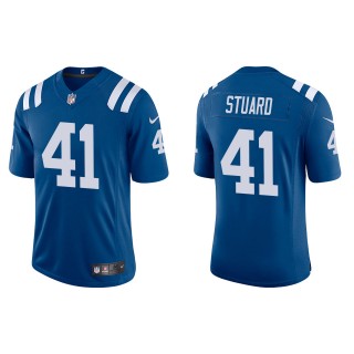 Men's Indianapolis Colts Grant Stuard Royal Vapor Limited Jersey