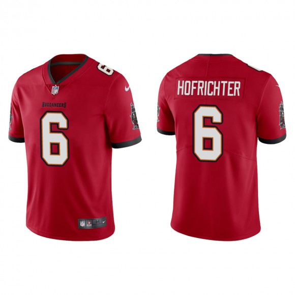 Men's Tampa Bay Buccaneers Hofrichter Red Vapor Limited Jersey